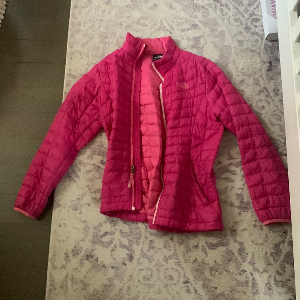 Girls Pink North Face Jacket
